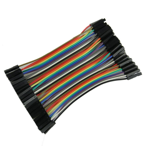 10cm 40pcs Breadboard Jumper Wire Female Female
